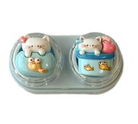 ZEPFJHE Lovely Lenses Case and Suction Stick Applicator for Soft Lenses Removal Tool Compact Drawer Organizers