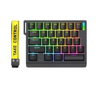 ZEPFJHE Mechanical Keyboard Hot Swappable Gaming Backlit Switches Single Handed For Gaming Programmable
