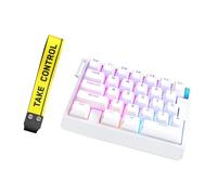 ZEPFJHE Mechanical Keyboard Hot Swappable Gaming Backlit Switches Single Handed For Gaming Programmable