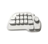 ZEPFJHE Mechanical Number Pad VIA Programmable 17 Hot Swappable USB Numeric Keypad With PBTs Keycaps And RGBs Backlit For Laptop PC Desktop PBT Keycaps RGBs Backlit