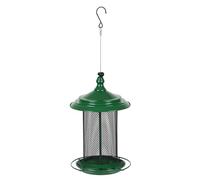 ZEPFJHE Metal Hanging Bird Feeder Squirrel Outdoor Large Roof Tray Metal Hanging Bird Feeder Squirrel Outdoor Large Roof Tray