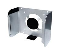 ZEPFJHE Metal Mount Stand Durability Holder For Small Desktop Computer Optimizing Under Desk Mount Behind Screen Space Saving Metal Bracket Holdet