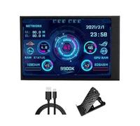 ZEPFJHE Metal USB C Secondary Screen 3.5Inch Clear And Dynamic Visuals Seamlessly Connection For Double Monitor Solution Secondary Screen For Laptop