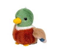 ZEPFJHE Miniature Furry Bird Doll Washable Toy, Green head