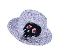 ZEPFJHE Minis Hat Hair Clip Skeleton Hat Hair Clips Skull Caps Barrette Decorative Accessories Party Hats Clip On Designs Decorative Accessories