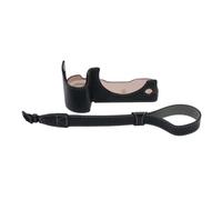 ZEPFJHE Model-Specific Camera Half Case with PU, Black WITH ROPE | Leather Lower-Body Coverage