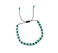 ZEPFJHE Modern Geometric Adjustable Wristband Beads Charm WWristlet Handcrafted Jewelry Her Fashionable Beaded Accessory
