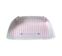 ZEPFJHE Modern Pet Feeding Placemat Spillprevent Waterproof PU Mat Easy Maintenances Bowl For Indoor Kitchen Floor Protect PU Leather Pet Feeding