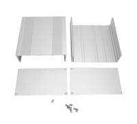 ZEPFJHE Module Housing 82 X 145 X 150 Mm Split Aluminum Enclosure with Finned Body for Equipment and LED Driver Builder Projects Electronics Enclosure Amplifier Housing Finned Aluminum Case Split Box