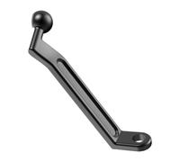 ZEPFJHE Motorcycle Rear View Extender Adapter Holder Motorbike Navigation Phone Base Bracket 17mm Ball Head Motorcycle Phone Bracket