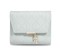 ZEPFJHE Multi-Slot PU Wallet for Women Girl Bag Trifold Credit Card Holder Coin Purse Short Type Wallet Portable