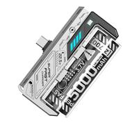 ZEPFJHE Multifunction 5000mAh Mobile Power Sources Featuring User Replaceable Battery & Type C Port Upgrades for Outdoor Activity Easy Carry Device with Removable Battery