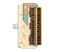 ZEPFJHE Multifunction 5000mAh Mobile Power Sources Featuring User Replaceable Battery & Type C Port Upgrades for Outdoor Activity Easy Carry Device with Removable Battery