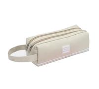 ZEPFJHE Multifunctional Pencil Case Large Capacity Double Layered Pen Case Large Compartments Canvas Pen Pouches for Student Colorful Pencil Container