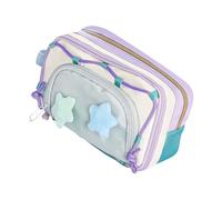 ZEPFJHE Multifunctional Pencil Case Multi Compartments Pencils Pouches Pens Organiser Travel Cosmetic Bag for School Office Multifunctional Pencil Case