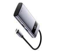 ZEPFJHE Multiports Type C Hubs With 4K HDTV Output PD100W Fast Charging USB3.0 And Gigabit Ethernet Aluminum Alloy USB C Hubs