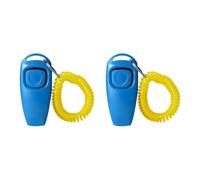 ZEPFJHE Multiuse Pet Training Clickers Whistles 2Pieces and Tool for Outdoor Indoor Dog Obedience Behavior Control Dog Clickers