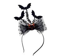 ZEPFJHE Mysterious Bat Illusion Headband For Halloween Costume Parties Devil Event Hair Ornament Halloween Photo Prop Headpiece