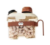 ZEPFJHE Novelty Pitcher Shape Pet Food Containers Large Capacity Sealing Lid Anti Spill Light Weight for Daily Use Traveling Dog Cats Treat Storage Containers