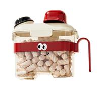 ZEPFJHE Novelty Pitcher Shape Pet Food Containers Large Capacity Sealing Lid Anti Spill Light Weight for Daily Use Traveling Dog Cats Treat Storage Containers