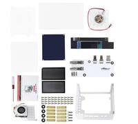 ZEPFJHE NVMe HDDs PCIe PC Case For 5 Featuring NVMe HDDs And Two RGBs Fan PCIe PC Case