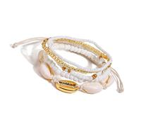 ZEPFJHE Oceanics Inspired Anklet Jewelry 6 Tropicals Styles Waterproof Resin Beach Foot Accessories Trendy Oceanics Inspired Anklet