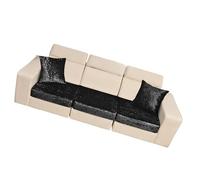 ZEPFJHE Of 5 Sofa Cover Set High Elasticity Full Wrap for Various Decoration Styles Includes Cushion Stretch Sofa
