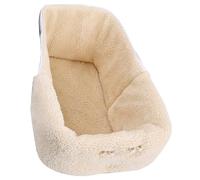 ZEPFJHE Outdoor Pet Strollers Fleece Cover Winter Ready Thermal Lining Windproof Polyester Blend Removable Protector for Year Round Comfort Use Small Large Dog Strollers Cover