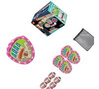 ZEPFJHE Pack of 1 Set High Adhesion Permanent Sticky Sphere Game 4 Illuminated Paddles 6 Globes for Kids and Adults Outdoor Entertainment Sticky Sphere