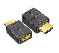 ZEPFJHE Pack Of 2 Adapter Male To Female Connector Supports 4K And Suitable For TVs Monitors Laptops Smooth Gaming Extension Adapter