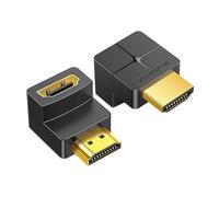 ZEPFJHE Pack Of 2 Adapter Male To Female Connector Supports 4K And Suitable For TVs Monitors Laptops Smooth Gaming Extension Adapter