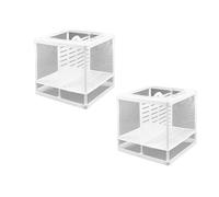 ZEPFJHE Pack Of 2 Breathable Aquariums Breeding Box With Suction Cup Designs For Fish Isolation And Safe Baby Fish Spawning Aquariums Breeding Container