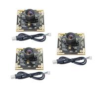 ZEPFJHE Pack Of 3 OV9732 1MP Camera Modules 100 Degree View USB Interfaced Ideal For Automatic Dartboard Systems And More Security Camera Module