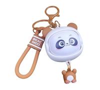 ZEPFJHE Panda Keychain Phone Strap Lanyard With Rotating Face Design Expression ABS Materials Multiple Color Fit For Cellphone Multiple Color Cartoon Phone Strap
