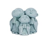 ZEPFJHE Peaceful Buddhas Monk Figurine Sandstone Praying Buddhist Sculpture Fengshuis Ornaments Home Office Decors Charm Gift Miniature Monk Statue For Aquascaping