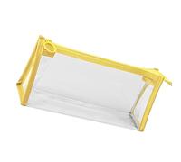 ZEPFJHE Pen Case Aesthetic Pencil Bag Large Capacity Clear Organizers Cosmetic Holders Practical Large Capacity Clear Aesthetic