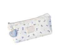 ZEPFJHE Pen Holders Large Capacity Pencil Case Lace Floral Bag School Accessories for Students Holders Lace Floral Box