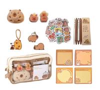 ZEPFJHE Pencil Case Cartoon Animal Pen Bag Large Capacity Pencil Pouches Lovely Bag Gel Pen School Office Supplies Cartoon Capybara Holder Large Capacity Case for School