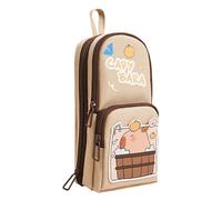 ZEPFJHE Pencil Case High Capacity Pen Pouches Standing Pen Holder Storage Bag Travel Makeup Brush Holder Portable Organizers Pencil Bag