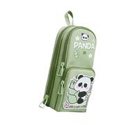 ZEPFJHE Pencil Case High Capacity Pen Pouches Standing Pen Holder Storage Bag Travel Makeup Brush Holder Portable Organizers Pencil Bag