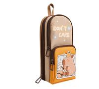 ZEPFJHE Pencil Case High Capacity Pen Pouches Standing Pen Holder Storage Bag Travel Makeup Brush Holder Portable Organizers Pencil Bag