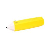 ZEPFJHE Pencils Shape Pen Bag Silicone Pencil Case Soft Holders Easy to Clean for Markers Art Supplies Storage Bag Shape Silicone Pouch Box
