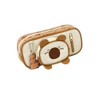 ZEPFJHE Pens Bag Animal Pencil Case Large Capacity Pencils Holders Aesthetic Pen Pouches School Supplies Lovely Pencil Bag Large Capacity Pen Case Capybara Aesthetic