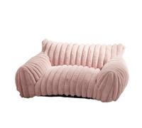 ZEPFJHE Pet Bed With Luxurious Cushion Soft Sofa Beautiful Cuddle Lounger Bed Dog Sofa Luxurious Cushion Nest Cats Couch