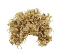 ZEPFJHE Pet Judge Hair Curly Hairpiece -High Temperature Resist Synthetic Fiber Costume Accessory For Small Animals Celebration Curly Hairpiece For Pet