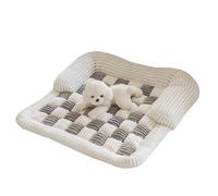 ZEPFJHE Pet Lounger Bed with Eggs Foam Bolsters Plush Dog Sofa Mat Easy to Antislip Dogs Sofa Bed Sleep Cushions Pet Bed
