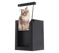 ZEPFJHE Pet Memorial Urns With Photo Frame Cremation Urn Box For Dog For Small Animal Black Color Size 4 X5.9