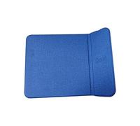 ZEPFJHE Pliable Radio Charging Desk Pad 15W Fast Device Direct Current Life Allowed Phones Smart LED Measure Permanent Waterproof Face PU Leather for Use Radio Device Pad