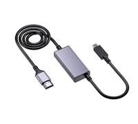ZEPFJHE Plugs And Play USB C To HDMIs Converters Adapter For USB C Laptops 4K@60Hz Double Monitor Mode Aluminum Housing Design Aluminum To Hdmis Monitor Adapter