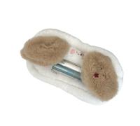 ZEPFJHE Plush Bear Pen Bag Cartoon Dog Pencil Animal Case Large Capacity Pouches for School Large Capacity Bear Cartoon Dog for School Office